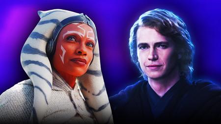 Rosario Dawson as Ahsoka Tano, Hayden Christensen as Anakin Skywalker