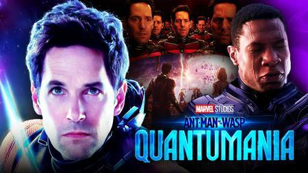 Paul Rudd, Kang, Quantum Realm, Quantumania logo