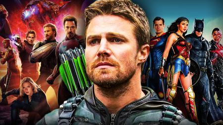 Stephen Amell as Oliver Queen, Avengers, Justice League