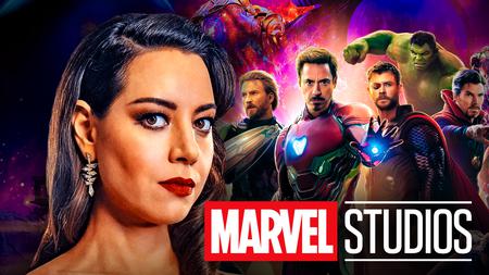 Aubrey Plaza, Marvel Studios logos, Avengers characters