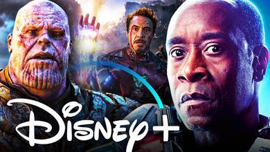 Thanos, Don Cheadle, Disney Plus logo