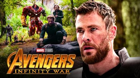 Avengers: Infinity War loss, Chris Hemsworth's Thor, movie logo