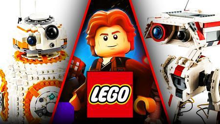 LEGO BB-8, LEGO Han Solo, LEGO logo, LEGO BD-1