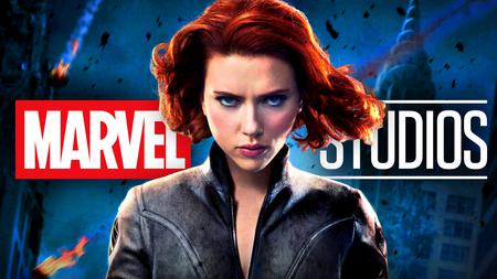 Scarlett Johansson, Black Widow, Marvel Studios logo