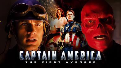 Captain America and Red Skull in The First Avenger