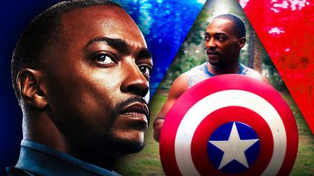 Anthony Mackie, Sam Wilson, Captain America shield