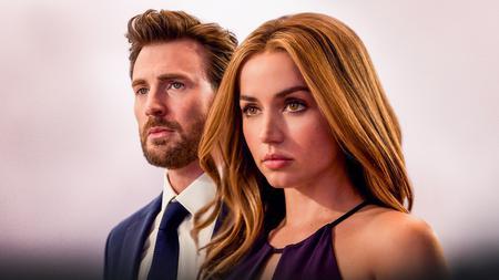 Chris Evans and Ana de Armas in Ghosted for Apple TV