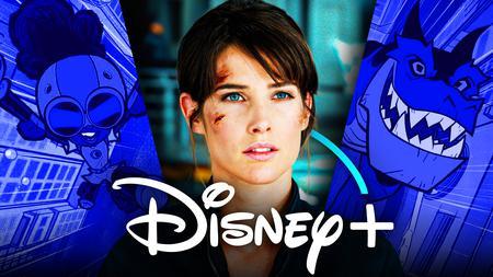 Cobie Smulders as Maria Hill, Disney Plus logo, Moon Girl and Devil Dinosaur