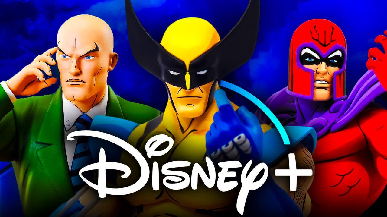 Professor X, Wolverine, Magneto, Disney Plus logo