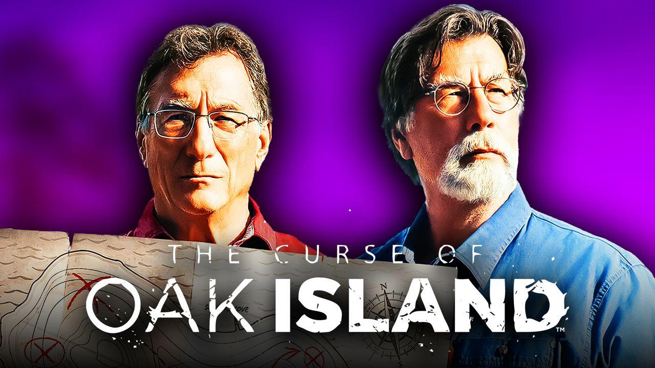 The Curse of Oak Island cast and logo