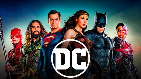 DC Justice League movie poster - The Flash, Aquaman, Superman, Wonder Woman, Batman, and Cyborg