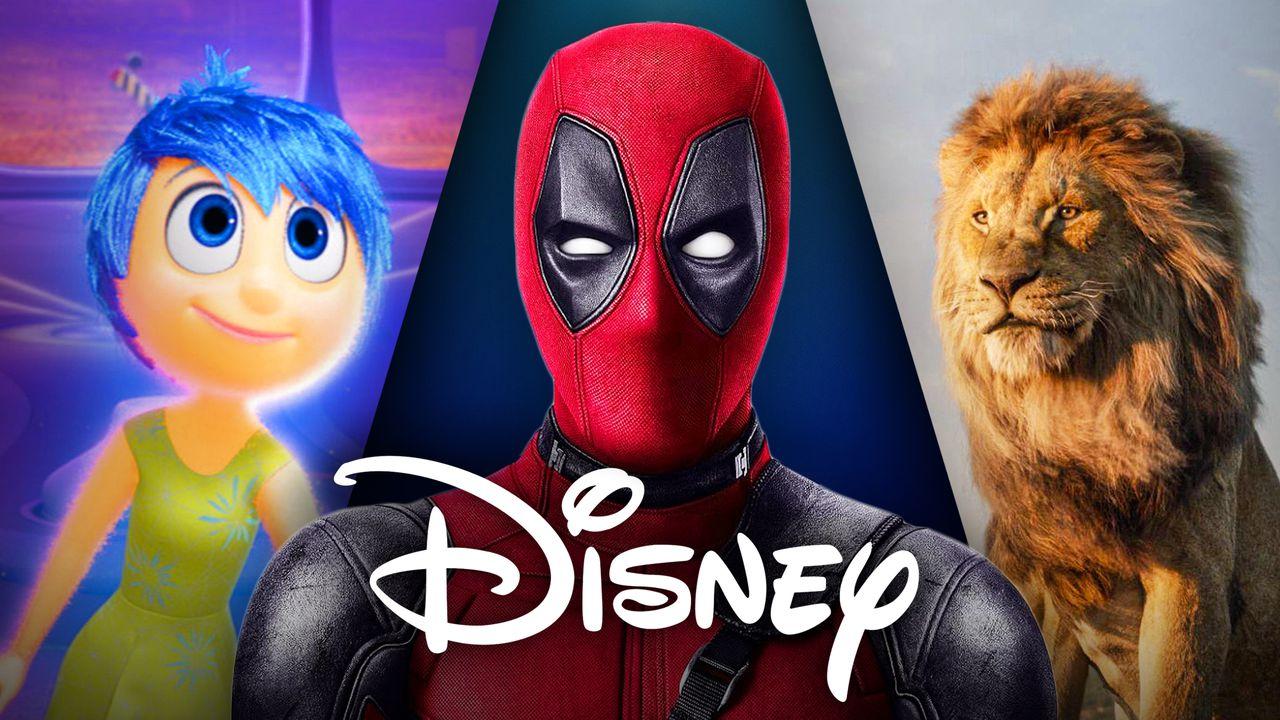 Deadpool, Inside Out, Lion King