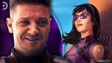 Jeremy Renner as Hawkeye, Kate Bishop