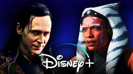 Loki, Ahsoka, Disney Plus logo