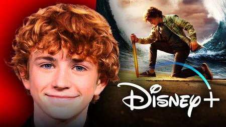 Walker Scobell, Percy Jackson, Disney+ logo