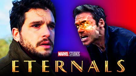 Eternals Kit Harington and Richard Madden