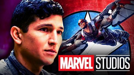 Joaquin Torres, Danny Ramirez Falcon, Marvel Studios logo