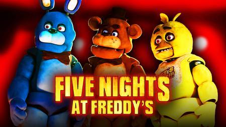 Five Nights at Freddy's Movie animatronics and logo