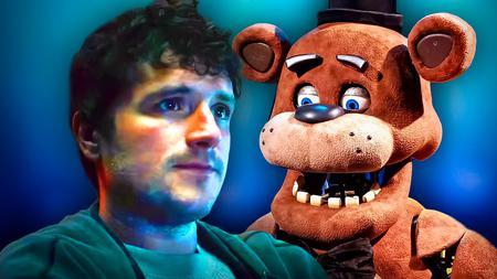 Five Nights at Freddy's Josh Hutcherson and Freddy Bear