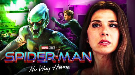 Green Goblin, Spider-Man No Way Home logo, Aunt May