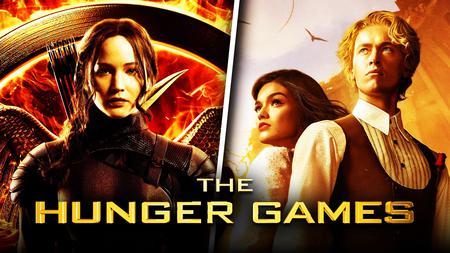 Jennifer Lawrence as Katniss Everdeen in The Hunger Games, The Ballad of Songbirds and Snakes cast