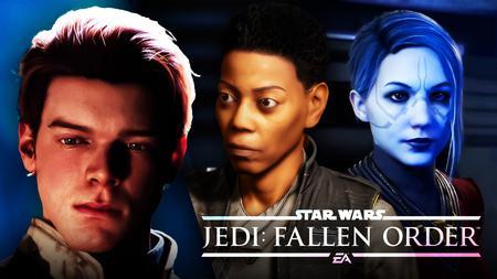 Cal Kestis, Cere, Merrin, Star Wars Jedi: Fallen Order