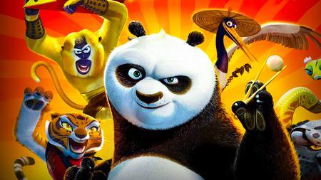 Kung Fu Panda with main characters