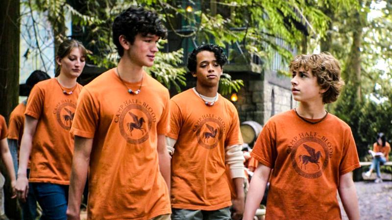 Percy and Luke in Percy Jackson Disney show