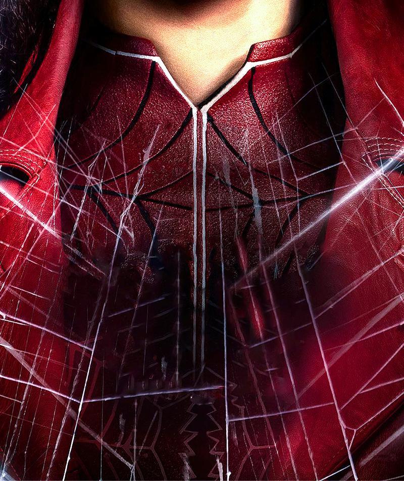 Dakota Johnson Madame Web superhero suit