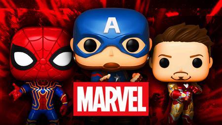 Spider-Man, Captain America, Tony Stark Funkos