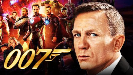 Daniel craig as James Bond, Avengers Infinity War Poster