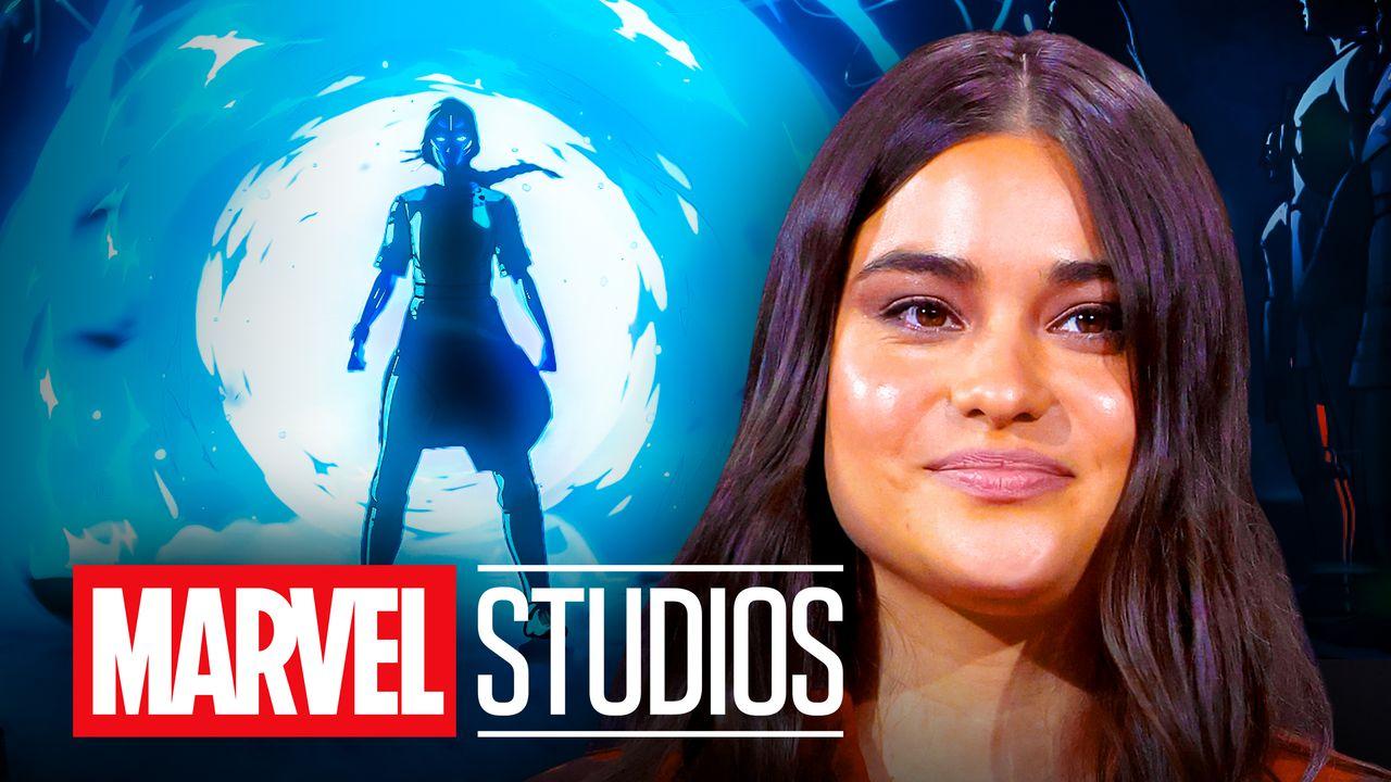 Kahhori, Devery Jacobs, Marvel Studios logo