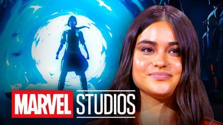 Kahhori, Devery Jacobs, Marvel Studios logo