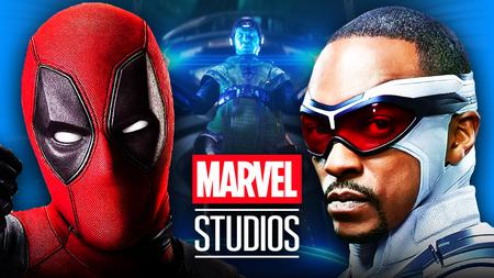 Marvel Studios logo, Deadpool, Anthony Mackie as Sam Wilson, Kang the Conqueror