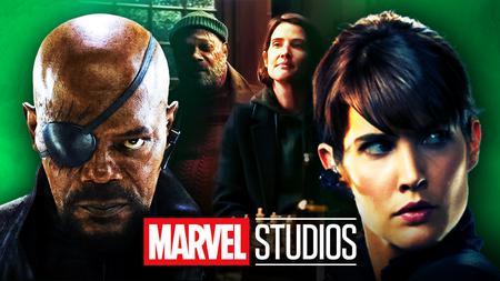 Nick Fury, Maria Hill, Secret Invasion, Marvel Studios logo