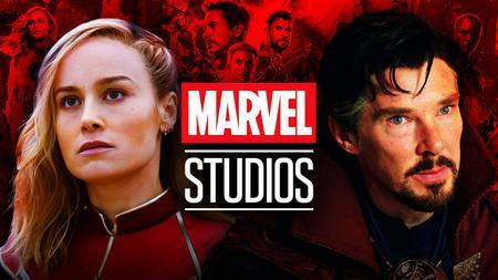 Marvel Studios logo, Brie Larson, Benedict Cumberbatch, Avengers