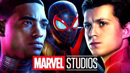 Spider-Man Miles Morales Marvel Studios logo Tom Holland