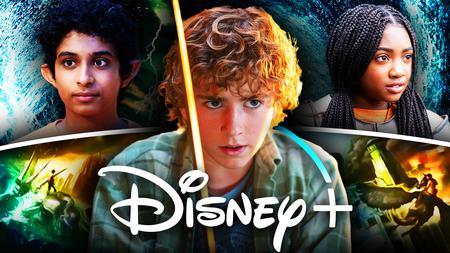 Percy Jackson, Walker Scobell, Aryan Simhadri, Leah Sava Jeffries , Disney Plus logo