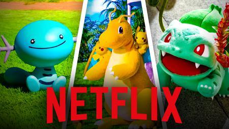 Pokémon Concierge, Wooper, Dragonite, Bulbasaur, Netflix logo