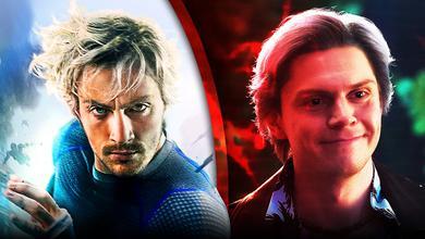 Aaron Taylor Johnson Evan Peters Quicksilver Comparison