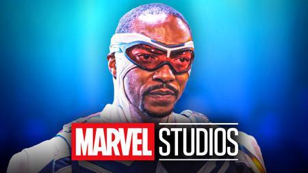 Anthony Mackie as Captain America, Marvel Studios logo