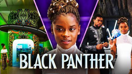 Black Panther Letitia Wright Shuri lab Marvel