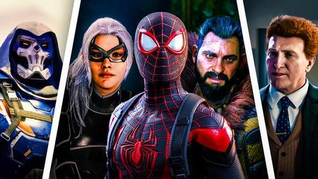 Spider-Man 2 Miles Morales, Taskmaster, Black Cat, Kraven, Norman Osborn