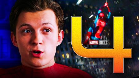 Tom Holland as Spider-Man, Spider-Man 4 logo