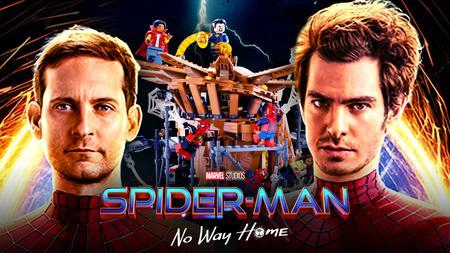 Spider-Man: No Way Home LEGO, Tobey Maguire, Andrew Garfield faces