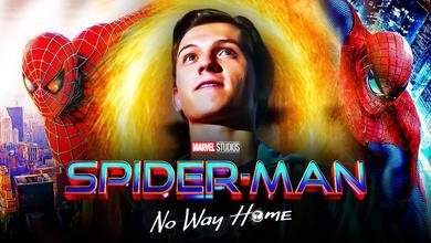 Spider-Man, Spider-Man: No Way Home logo, Tom Holland as Peter Parker