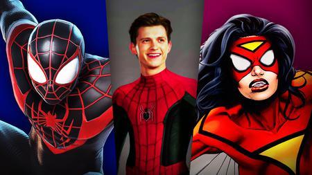 Tom Holland Spider-Man Miles Morales Spider-Woman