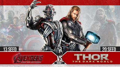 #13 Avengers: Age of Ultron vs. #20 Thor: The Dark World