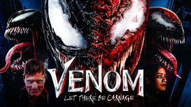 Venom, Carnage, Venom Let There Be Carnage logo, Woody Harrelson, Shriek