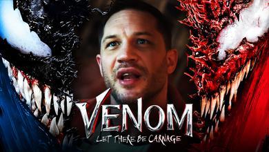 Venom: Let There Be Carnage logo, Tom Hardy as Eddie Brock, Venom, Carnage